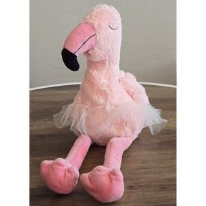 Cozy Hugs Pink Flamingo Ballerina Microwaveable Heating Cooling Plush Toy 19"